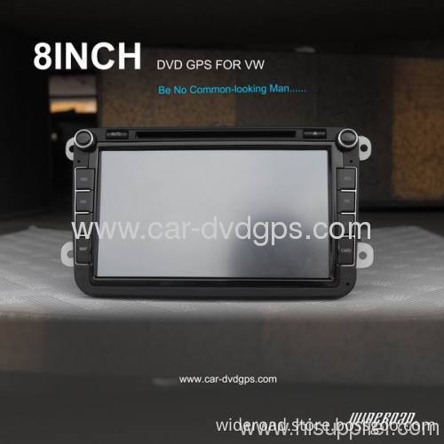 Wideroad 8inch Vw Gps Dvd Radio Tv Ipod Steering Wheel Control Bt Blue&me Aux Sd Card Car Usb